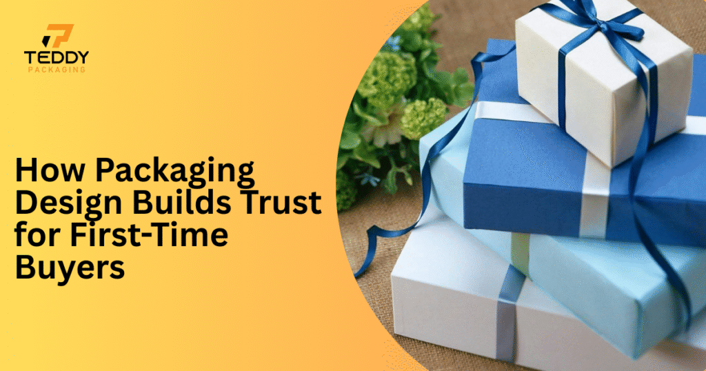 Well designed packaging boxes creating a positive first impression for first-time buyers in the UK